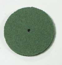 шлифовальный эластичный диск зеленый24х2,5 10 шт