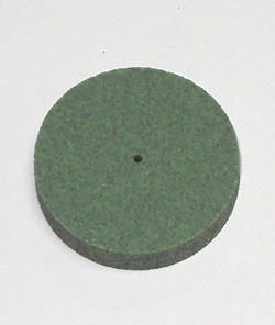 Шлифовальный эластичный диск зеленый