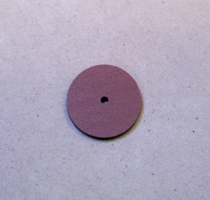 шлифовальный эластичный диск коричневый 16х1 50 шт