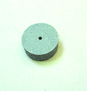 шлифовальный эластичный диск зеленый 16х7,5 10 шт