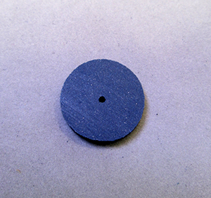 шлифовальный эластичный диск синий 18х3,5 10 шт.